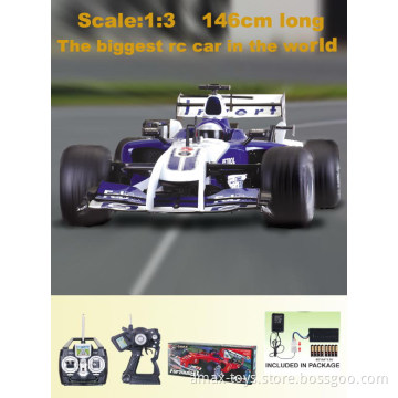 1:3 4 wheel drive rc F1 car, the total length is 146cm, 7 channel, can connect to Mp3